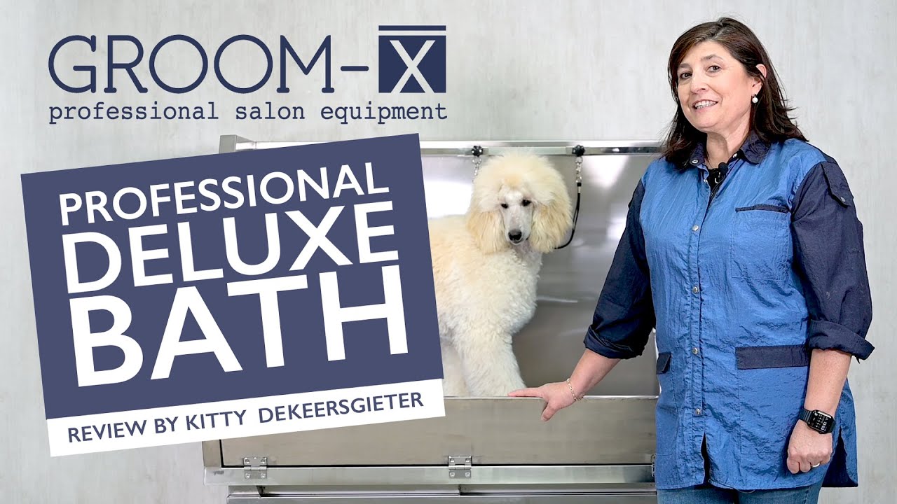 GROOM-X Professional Deluxe Bath Stainless Steel. Review by Kitty Dekeersgieter.
