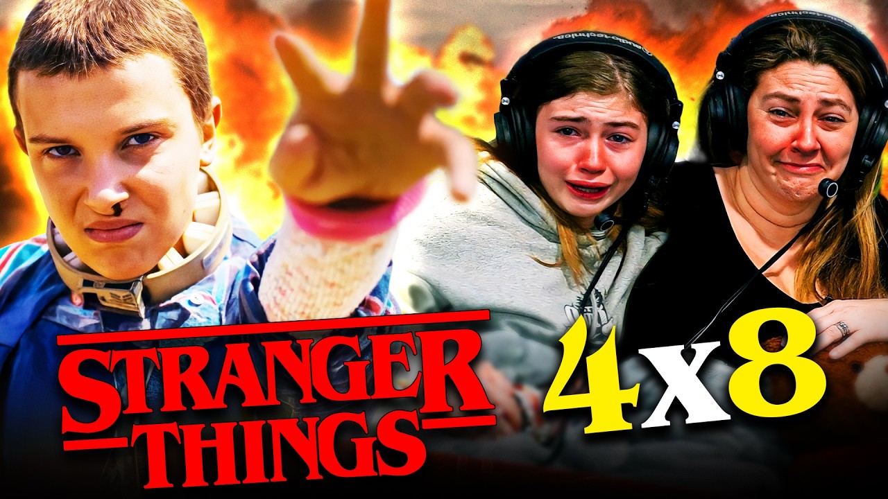 STRANGER THINGS SEASON 4 EPISODE 8 REACTION & REVIEW!! | IT'S SO EMOTIONAL! | Millie Bobby Brown
