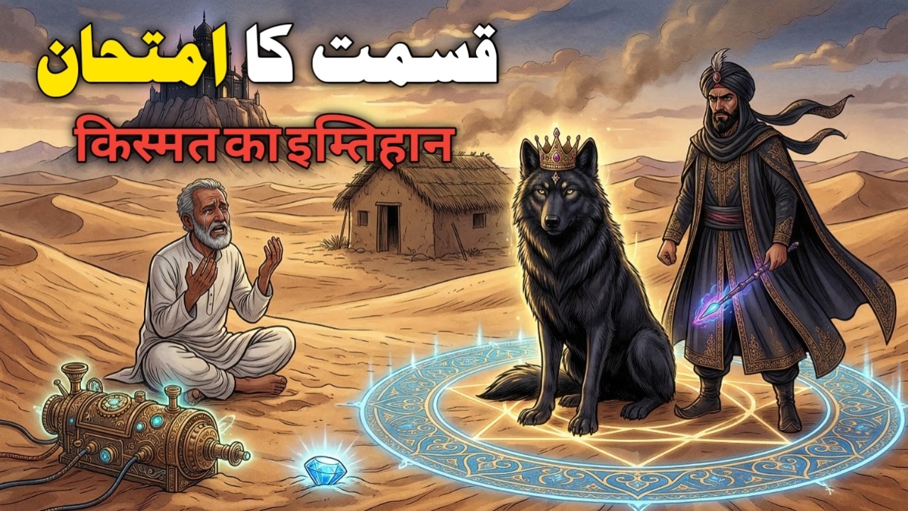 Qismat Ka Imtihan  “Ek Faqeer Bunkar aur Jadooi Bheriya”  ||Moral Hindi Urdu Story||Islamic Qissay||