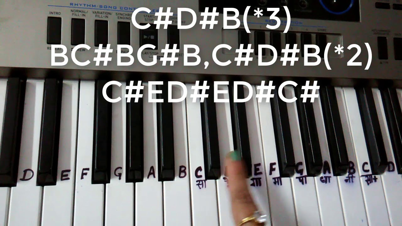 Mujhse shaadi Karogi|Kabtak Jawani Chupaogi|Salman Khan|Piano|KeyboardTutorial|Harmonium|Easy notes