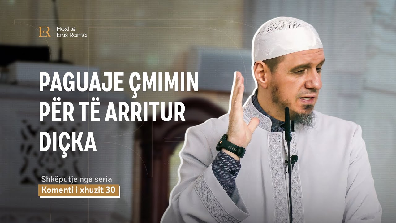 SHK&Euml;PUTJE | Paguaje &ccedil;mimin p&euml;r t&euml; arritur di&ccedil;ka - Enis Rama