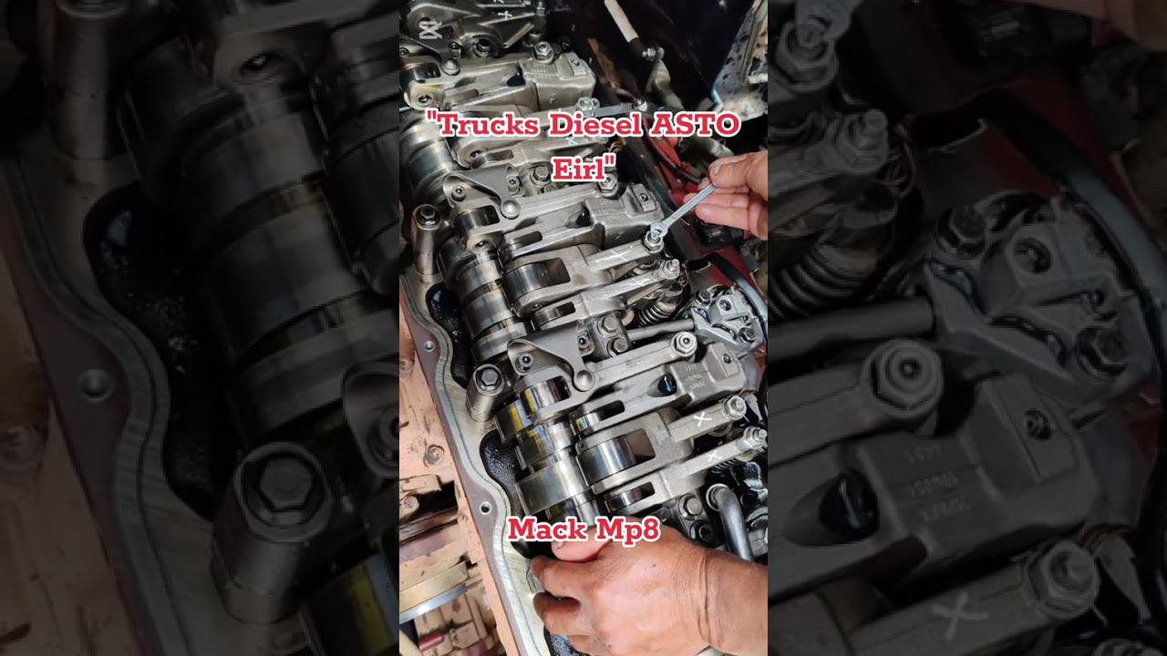 Calibración de Válvulas Motor  Mack Mp8 ( Ajuste de Válvulas  Mack Mp8) 