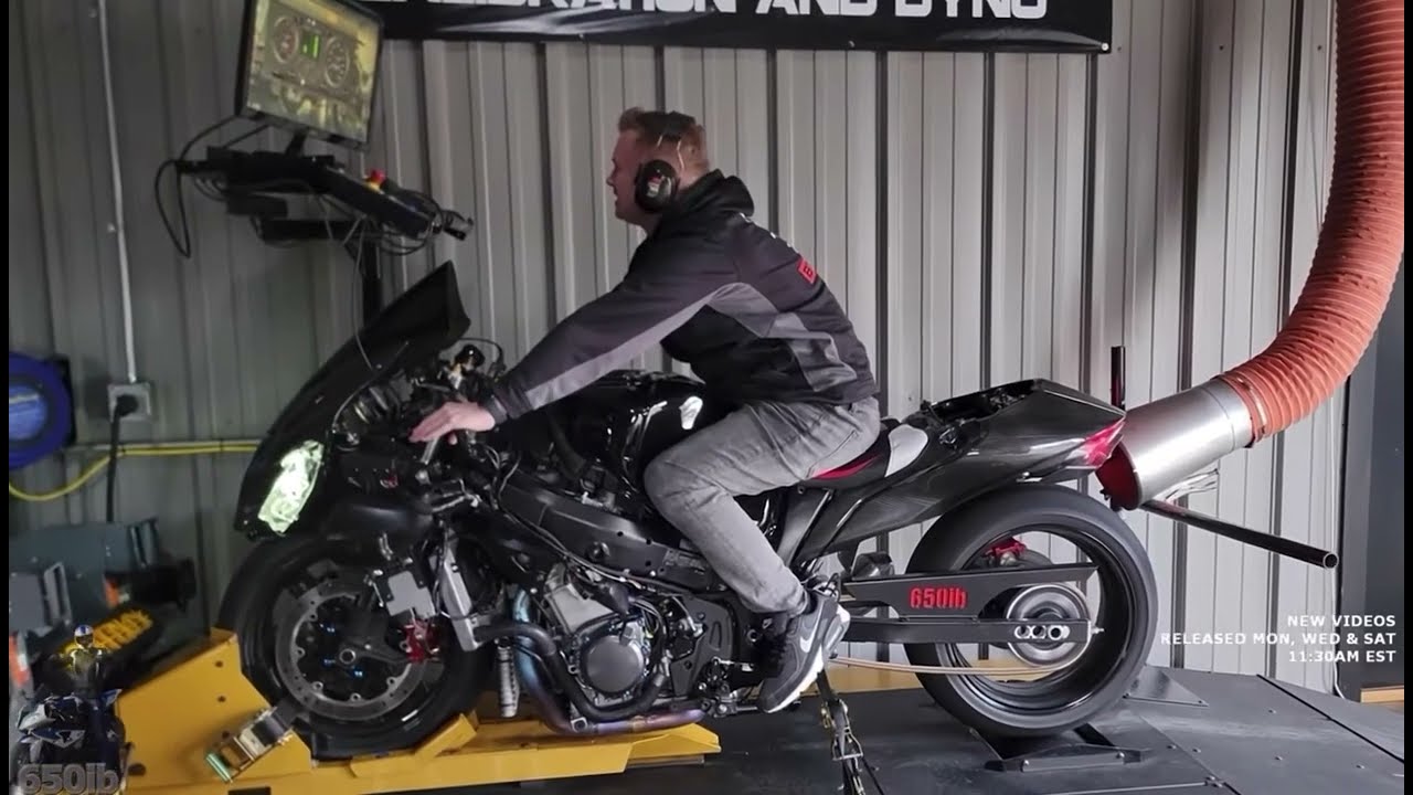 Двигатель 650ib 274WHP 2023 Suzuki Hayabusa 1600cc Stroker с флэш-настройкой BT Moto Ecu.