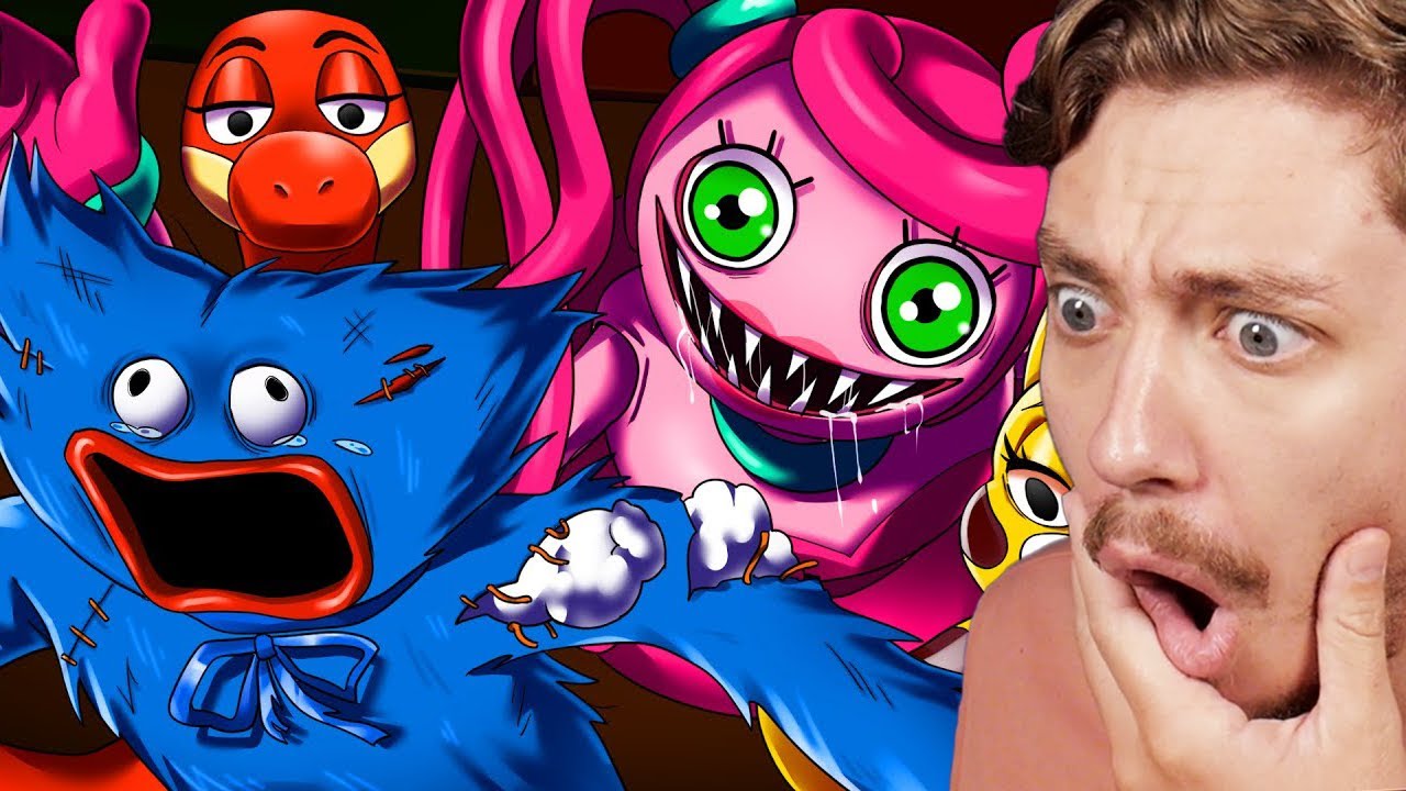 Reacting To HUGGY WUGGY Full Music Video (Poppy Playtime Chapter 2)