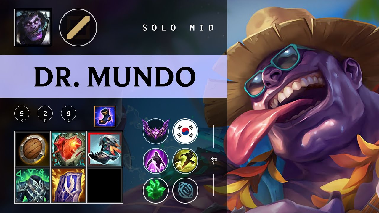 Dr. Mundo Mid vs Twisted Fate - KR Master Patch 26.02