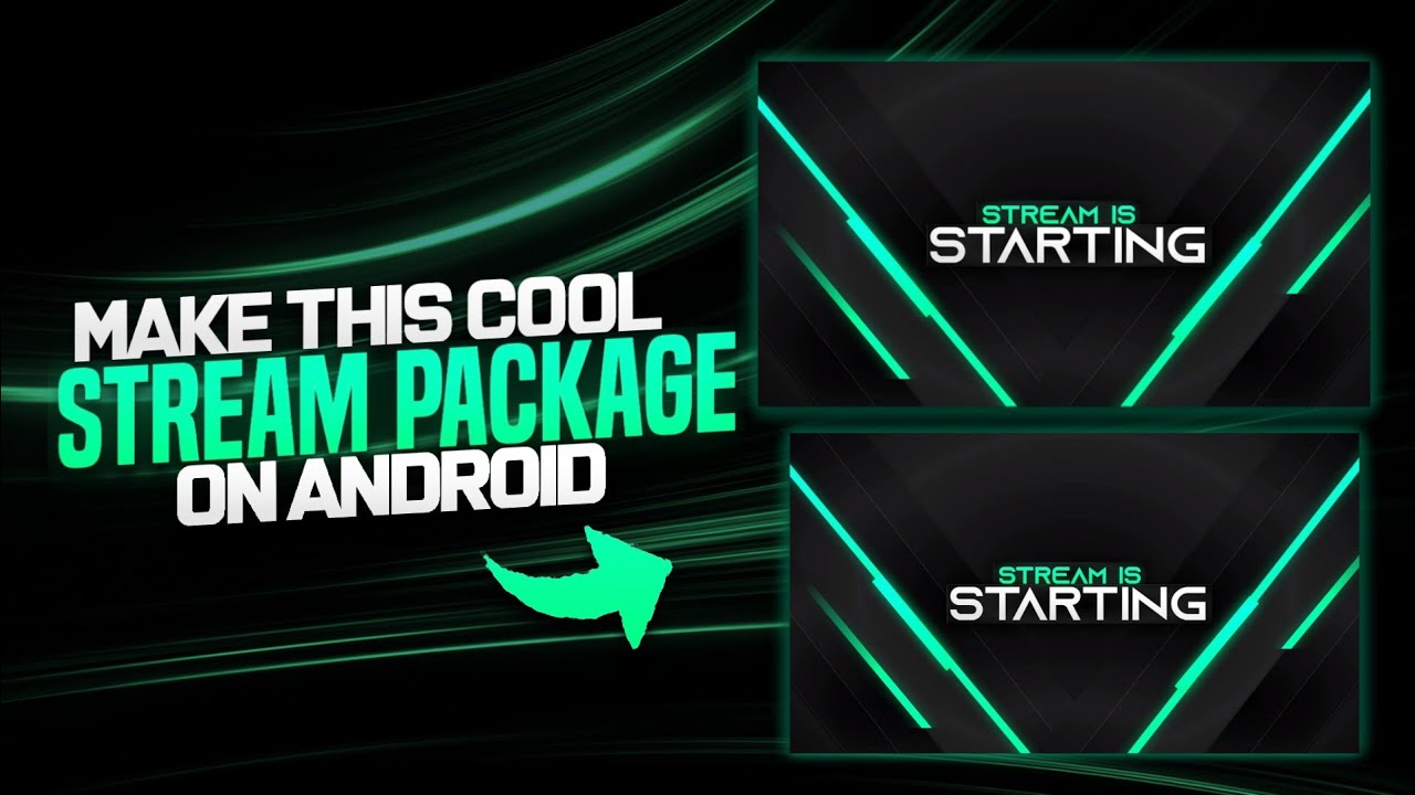 Create A Perfect Animated Stream Package On Android | Stream Starting Soon | kineMaster