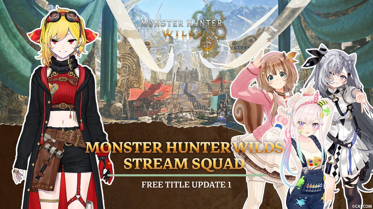 【Monster Hunter Wilds】FINALLYYYY!!! time to go full squad hunting! 【hololiveID】