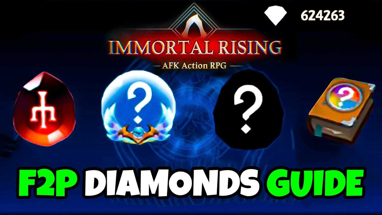 HOW TO GET AND SPEND DIAMONDS AS F2P // IMMORTAL RISING GUIDE