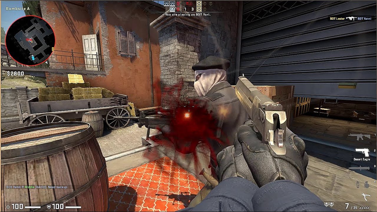 Counter Strike Global Offensive | CSGo | Bots | Inferno| 1