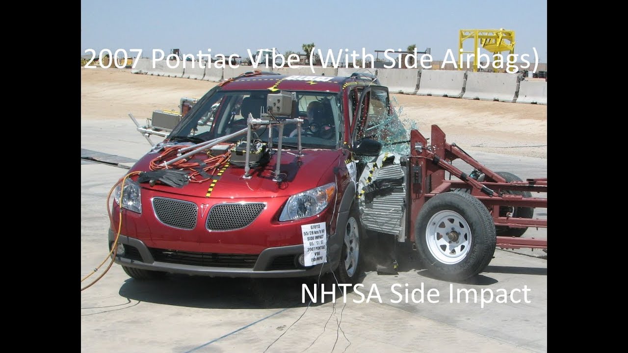 2007-2008 Pontiac Vibe / Toyota Matrix (With Side Airbags) NHTSA Side Impact