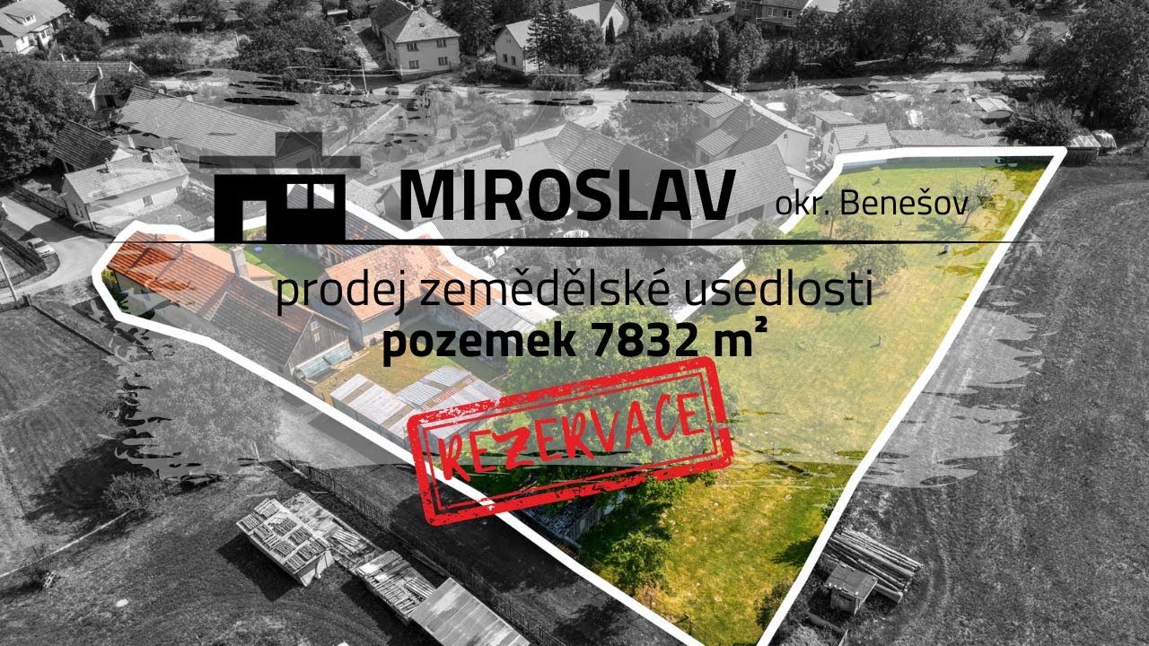 prodej zemědělské usedlosti s pozemky - Miroslav - realitní makléř Jindřich Kuthan