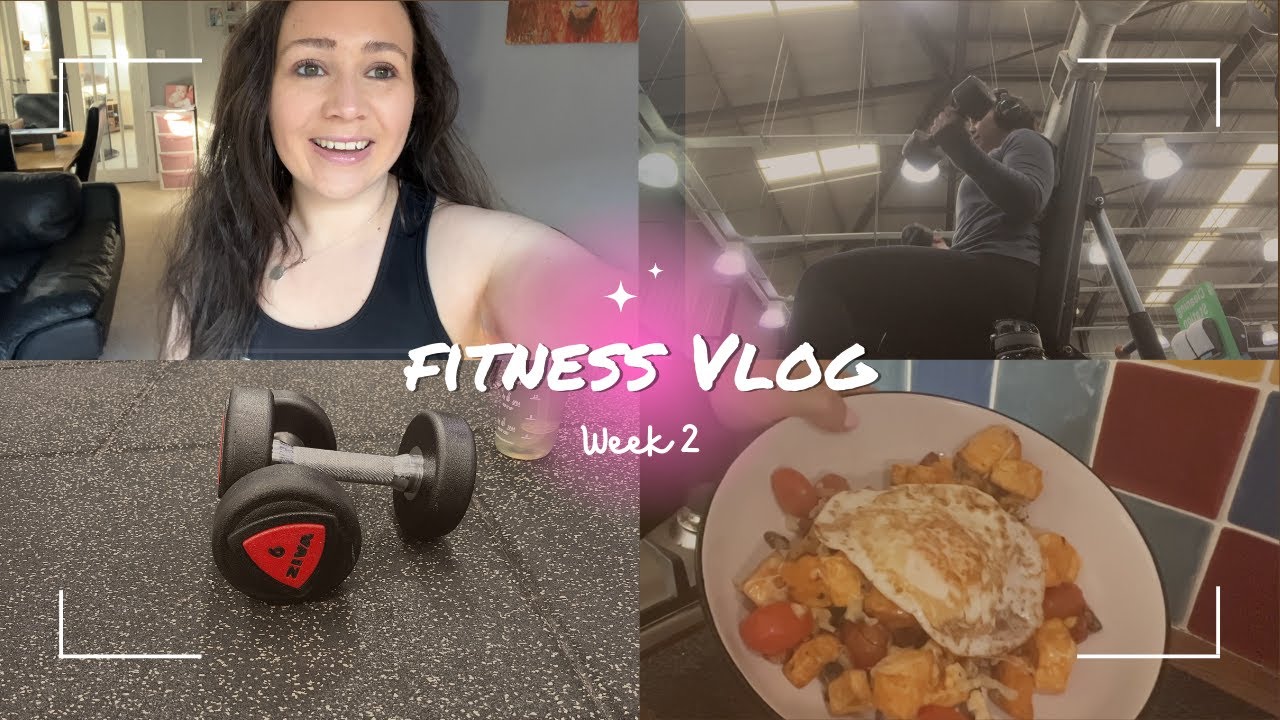 Fitness Vlog 💪🍑 | Week 2 | Fitness Routine and Healthy Recipes | UK