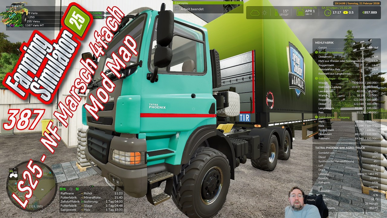 LS 25 NF Marsch 4 Fach # 387 Verkaufen von Roggenmehl und Dinkel Mehl steht an.