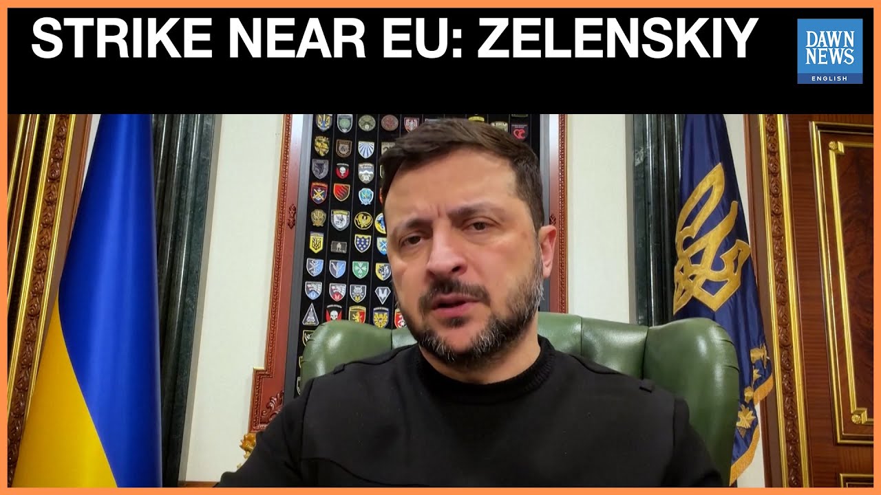 Zelenskiy Says Russia’s Oreshnik Strike Deliberately Near EU Border | Dawn News English