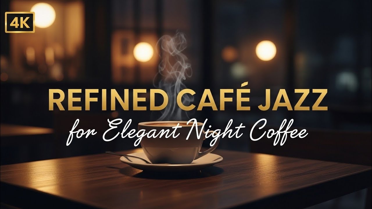 Velynor Refined Cafe Jazz | Elegant Coffee Ambience for Night Focus