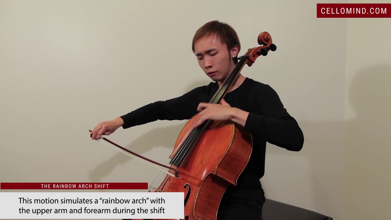 How the Rainbow Arch Shift works on the cello
