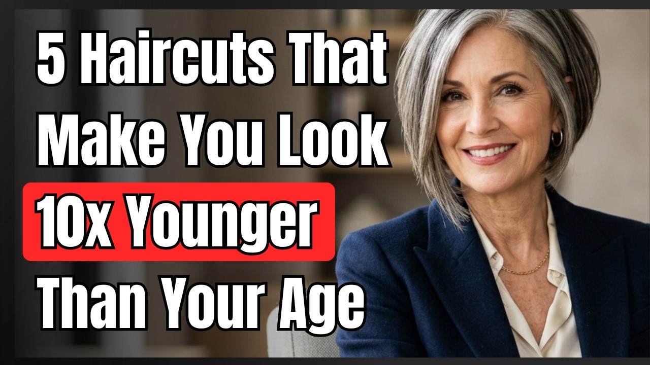 5 Haircuts That Make Older Women LOOK YOUNGER Than Their Age
