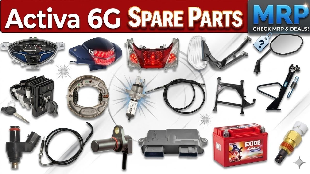 🔴Honda (2024)Activa 6G Genuine✅ Spare Parts Price|| Activa 6g के सभी पार्ट के Price
