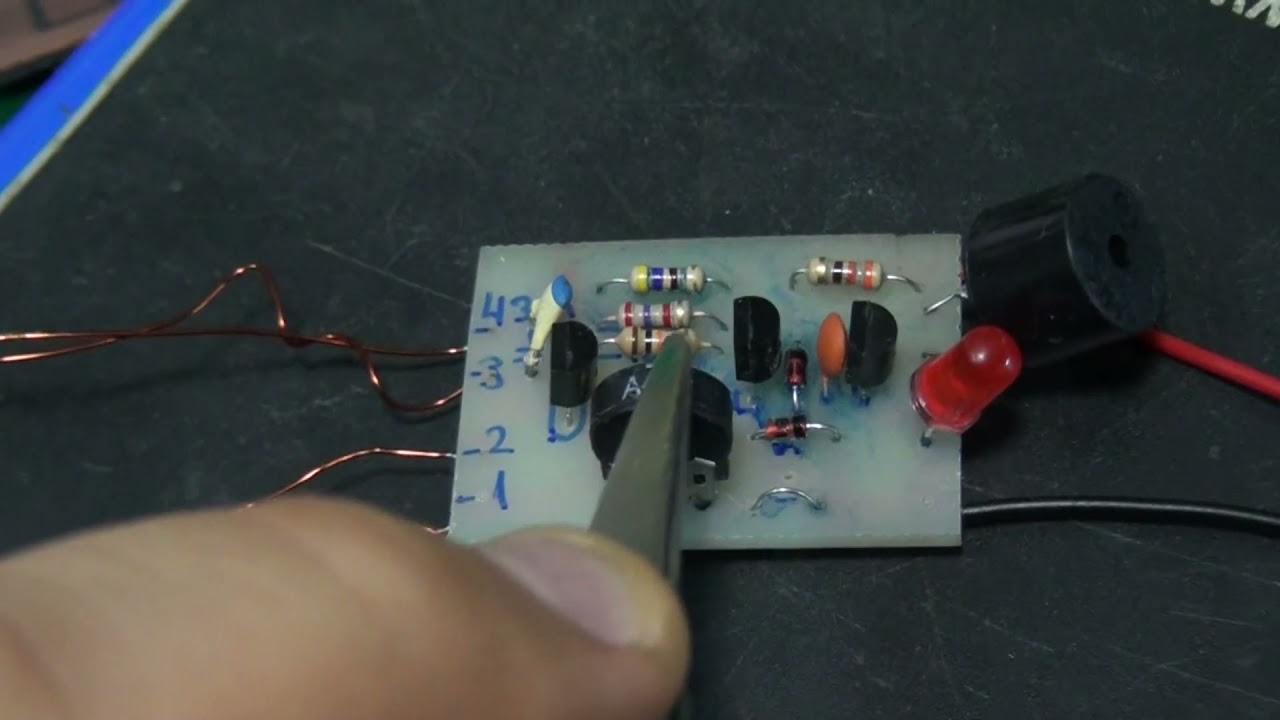 Nokta Dedektör devresi  Yakın Mesafe El Metal Dedektörü | PinPointer dedector