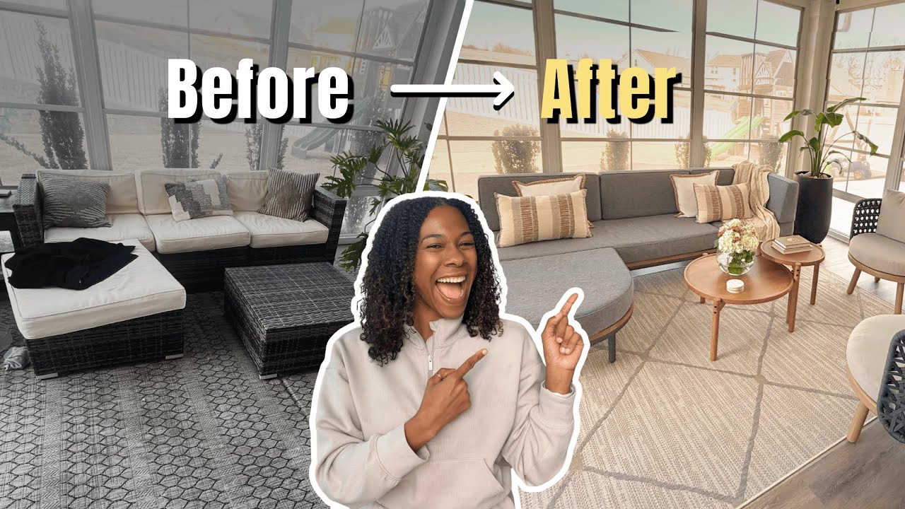 EXTREME PATIO MAKEOVER on a budget