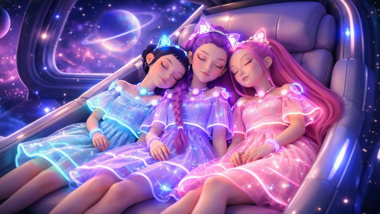 Успокаивающая фортепианная музыка 🌙 Путешествие к глубокому сну с Руми, Мирой и Зои ⭐ Попрощайтес...