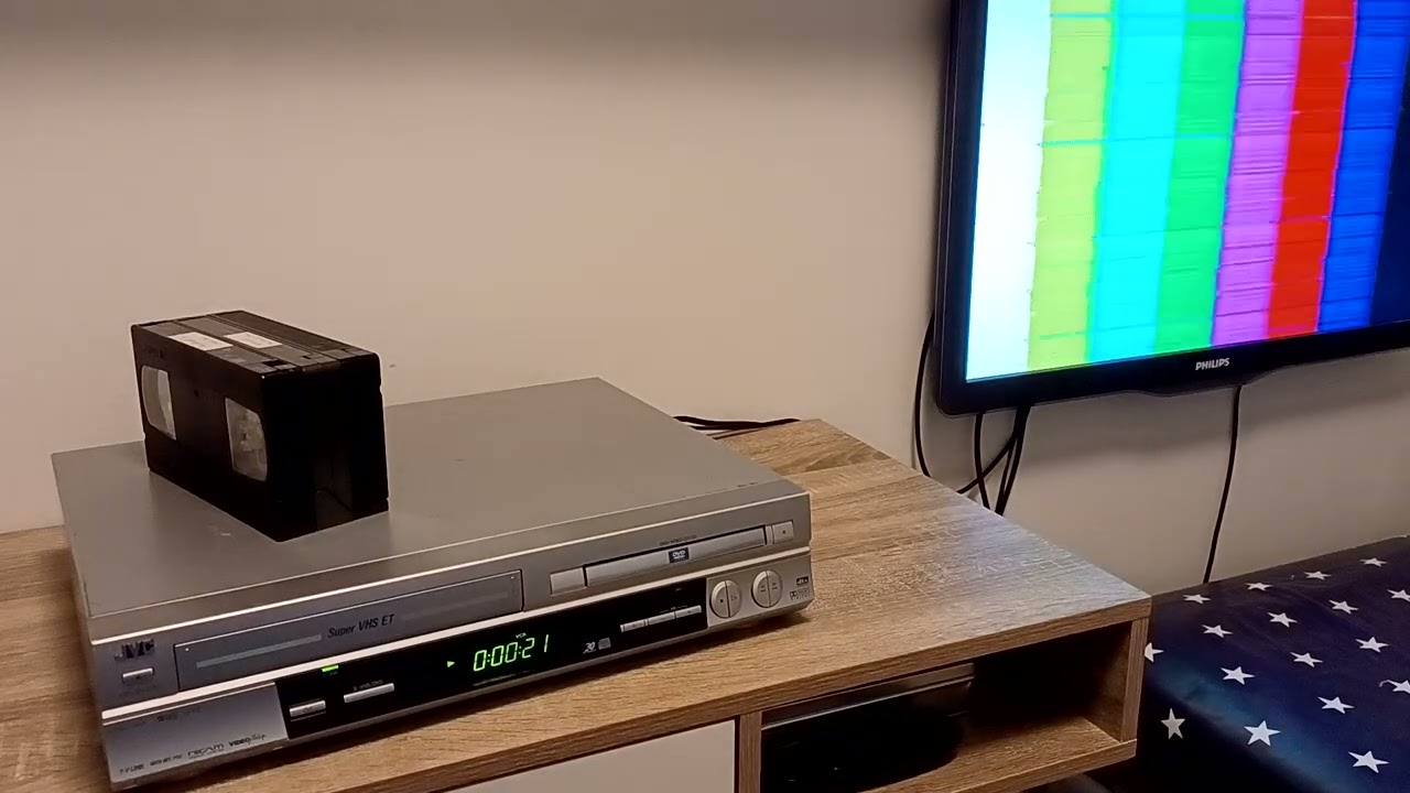 JVC HR-XVS20 S-VHS/DVD combi, demonstration