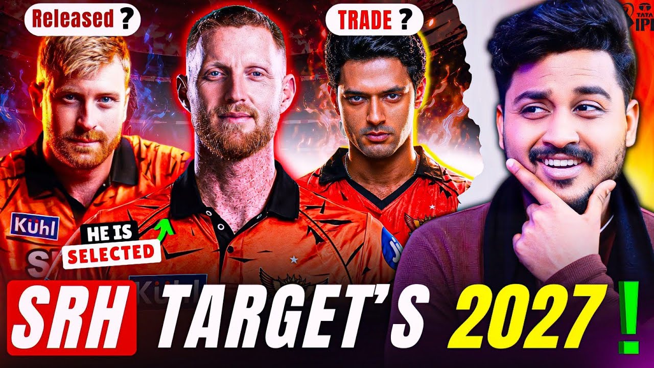 IPL 2027 SRH TARGET Players | SRH Mega Trade & Retention List .