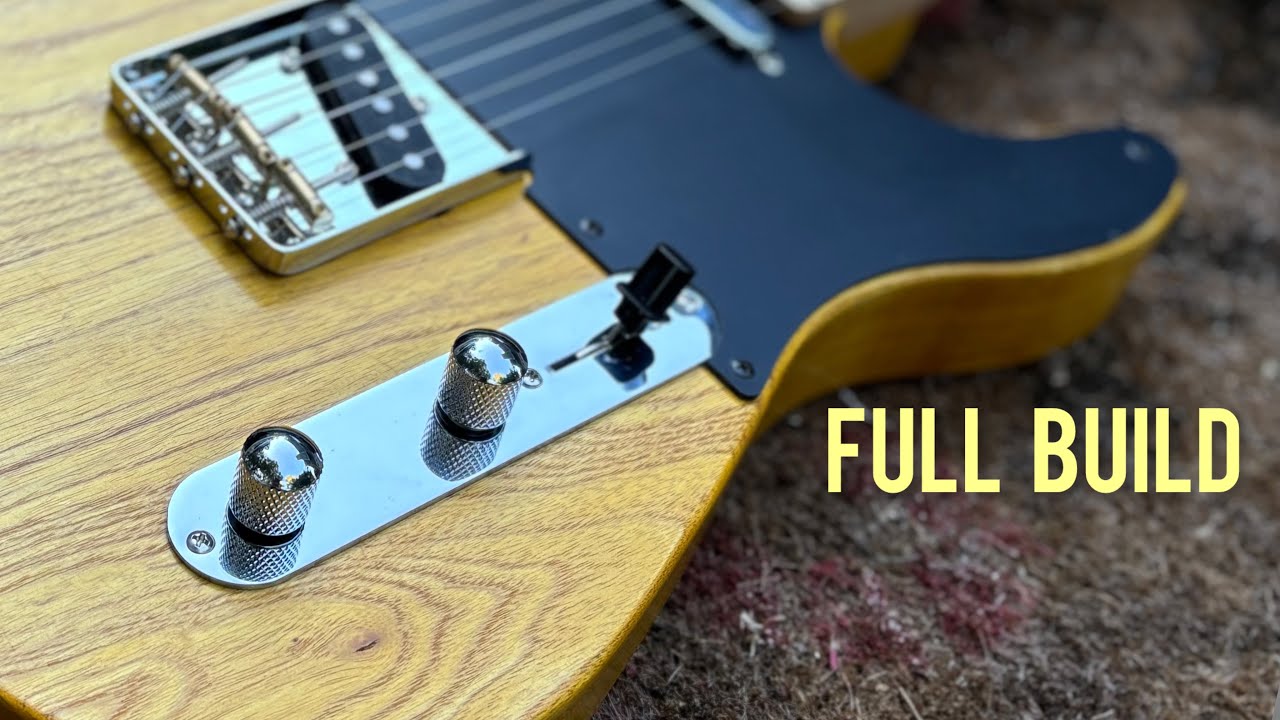 Telecaster scratch build - start to finish