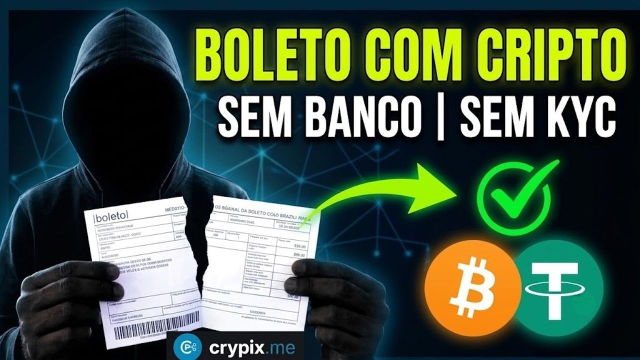 Adeus Bancos: Como pagar boletos e Pix usando apenas Cripto
