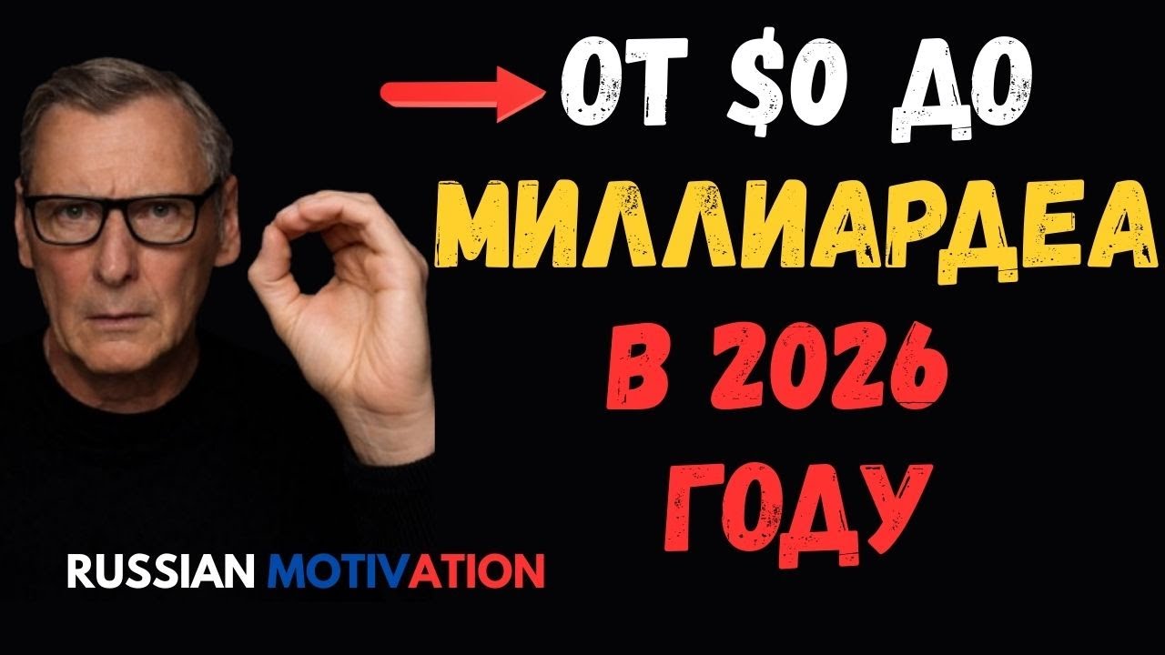 $0 в 2026 году? Следуй этому точному плану — и он сделает тебя миллиардером | Russian Motivation