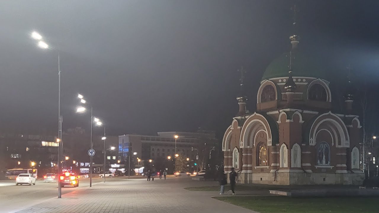 Липецк, Россия. ч.1. Вечерняя прогулка в поисках интересного.