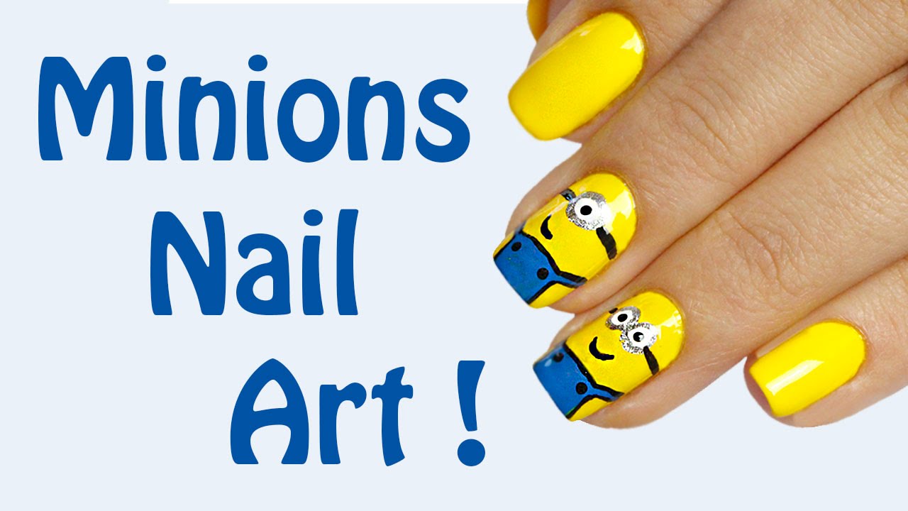 Minions Nail Art - Unhas do Minions - Unhas da Mi #18