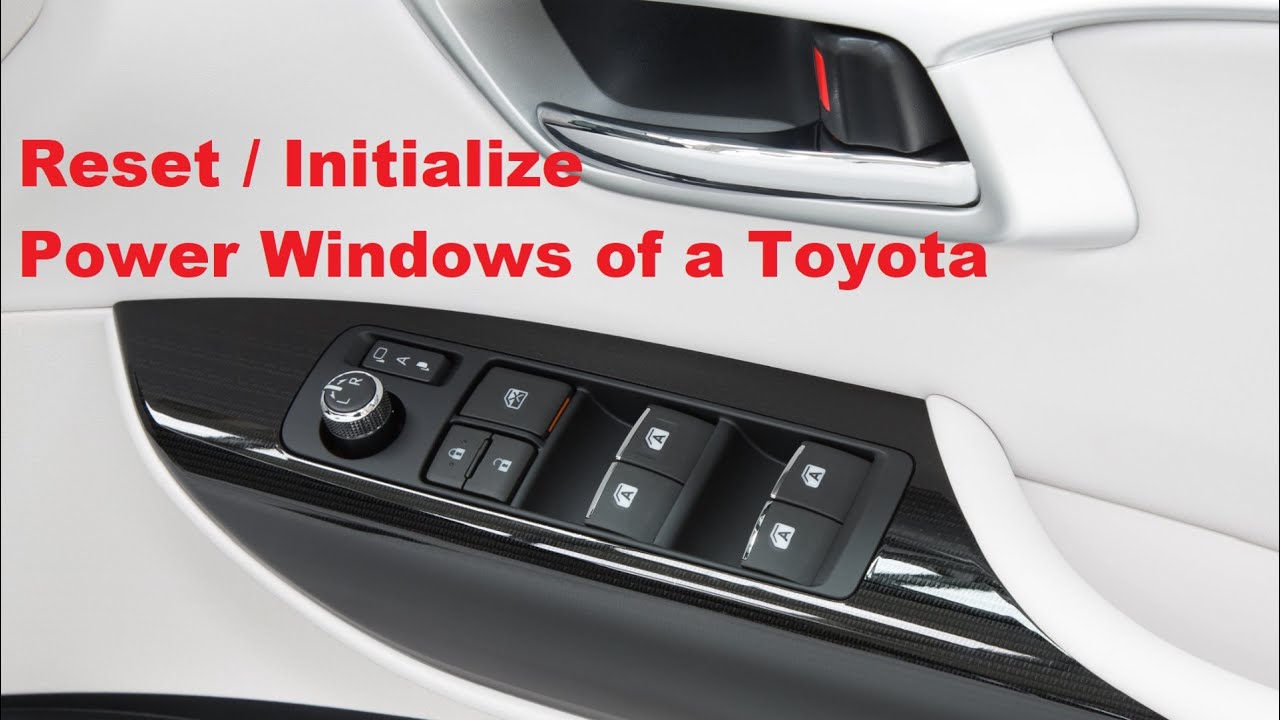 Toyota power window reset | Driver Side Control | Fix auto power windows. Urdu / Hindi / English Sub