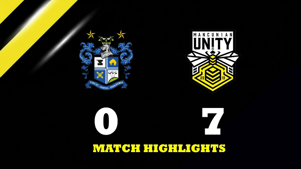 Unity 7-0 Bury Reserves - Cup Matchday Highlights