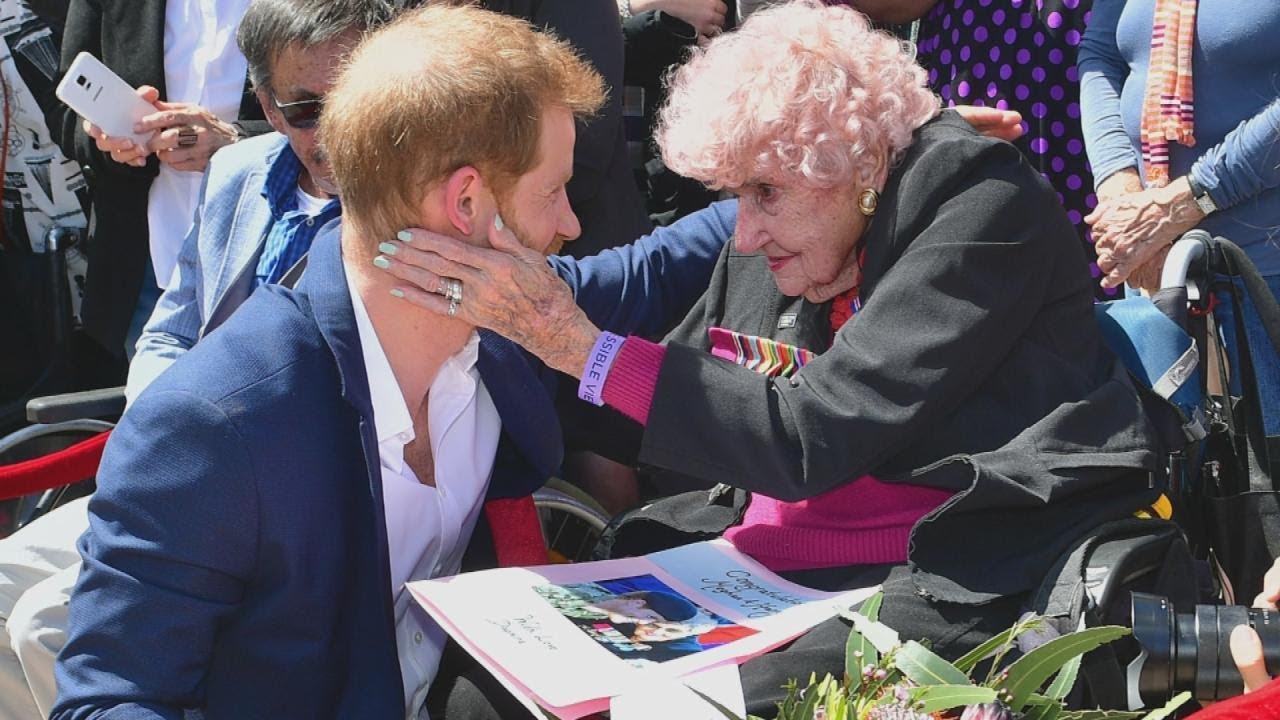 Prince Harry Again Reunites With 98-Year-Old War Widow in Australia