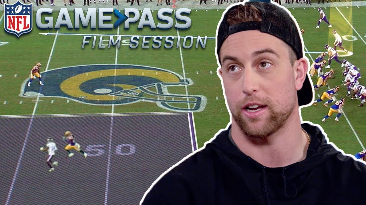 Adam Thielen Breaks Down High-Points, Routes, & Toe Taps | NFL Film Session