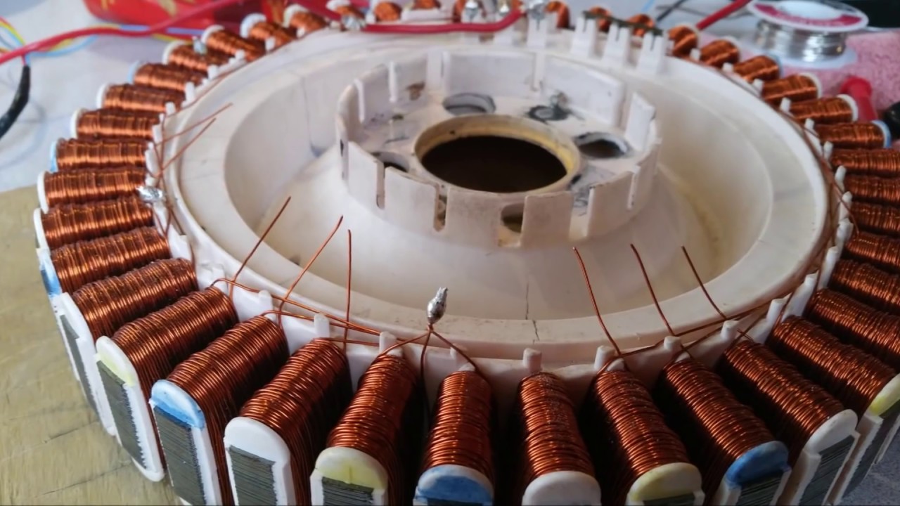 Rewiring a SmartDrive motor for hydro/wind generator
