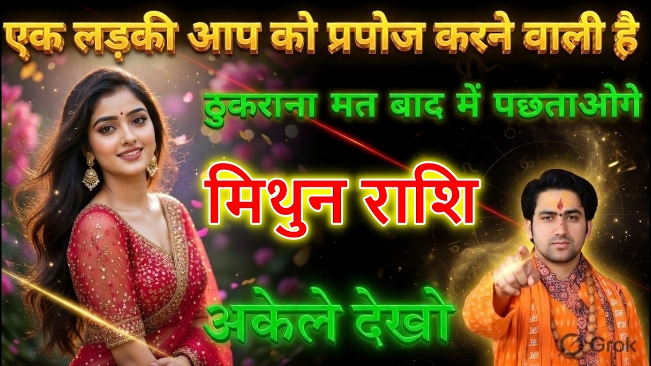 मिथुन राशि | एक लड़की आपको प्रपोज करने वाली है | इंकार मत करना वरना पछताओगे