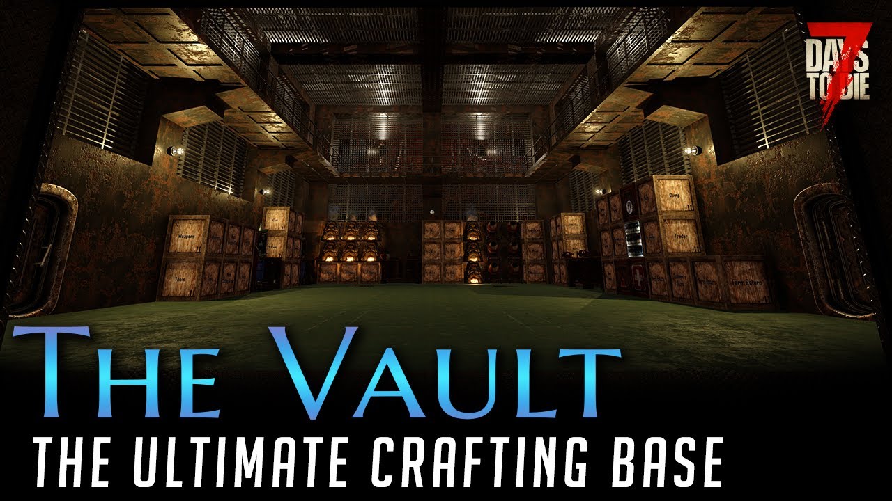 Come Look Inside the Vault!  | Totally Not Prepared | 7 Days to Die Alpha 20