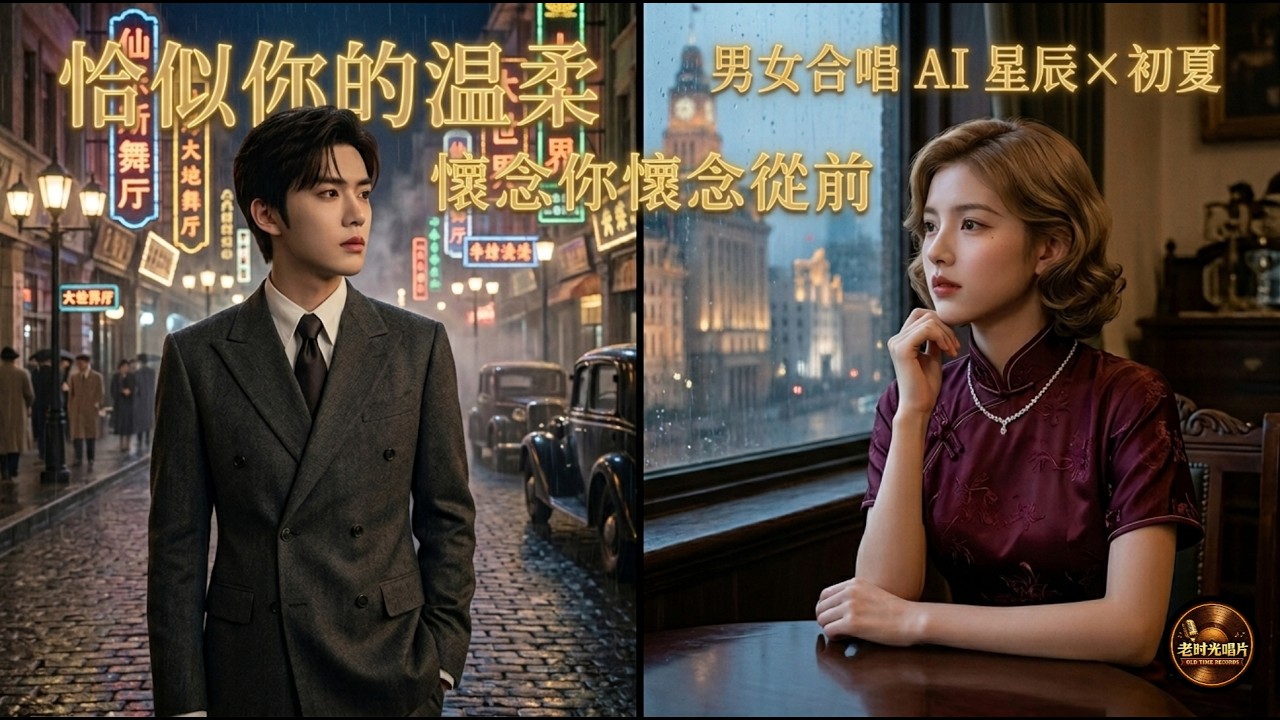 这版真的绝了！《恰似你的温柔》AI星辰 X 初夏 男女对唱