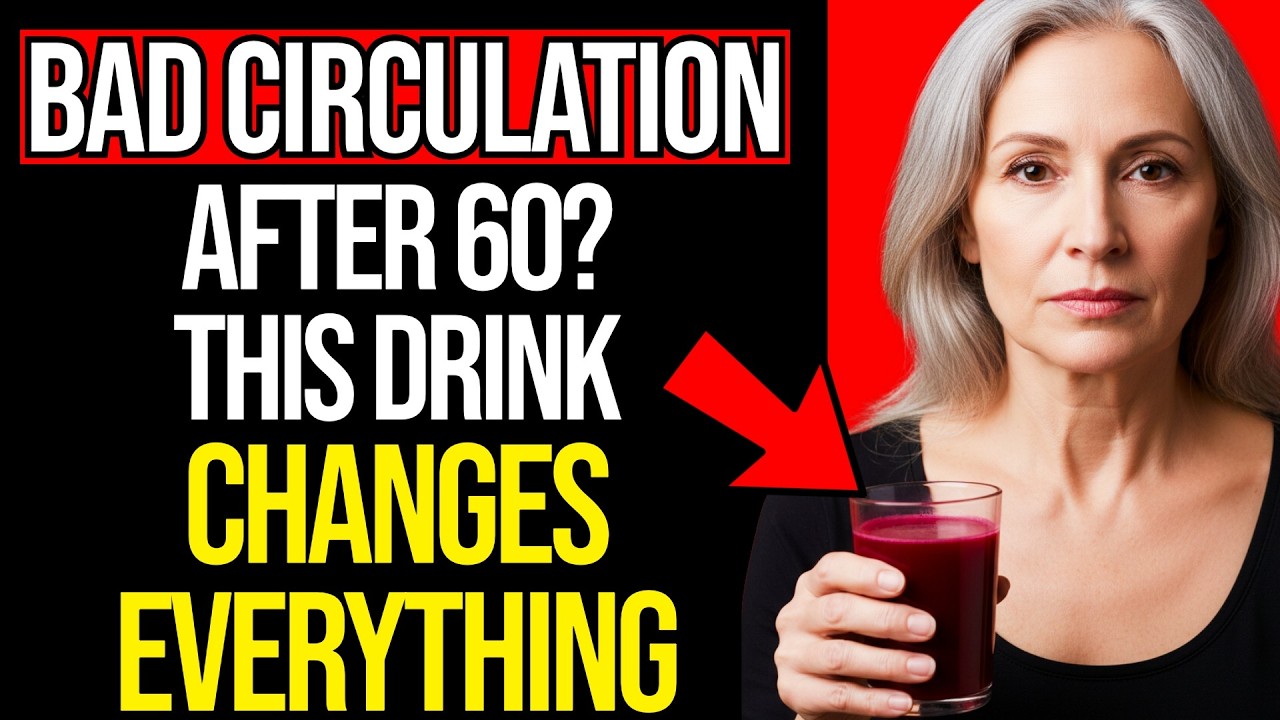 Over 60? Drink THIS to Increase Blood Flow in the Legs Fast | Senior Health Tips