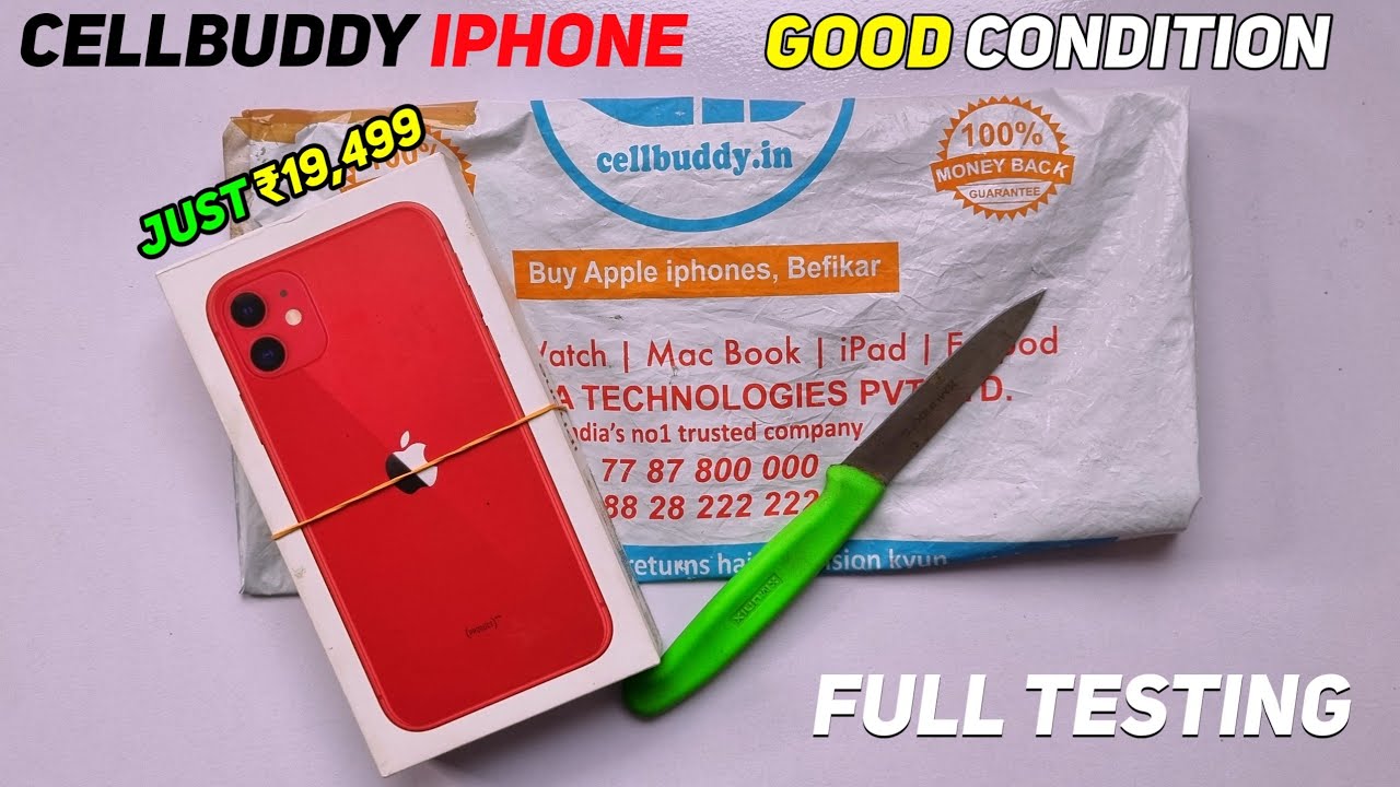 cellbuddy Refurbished Good Condition iPhone 11 Unboxing & Full Testing