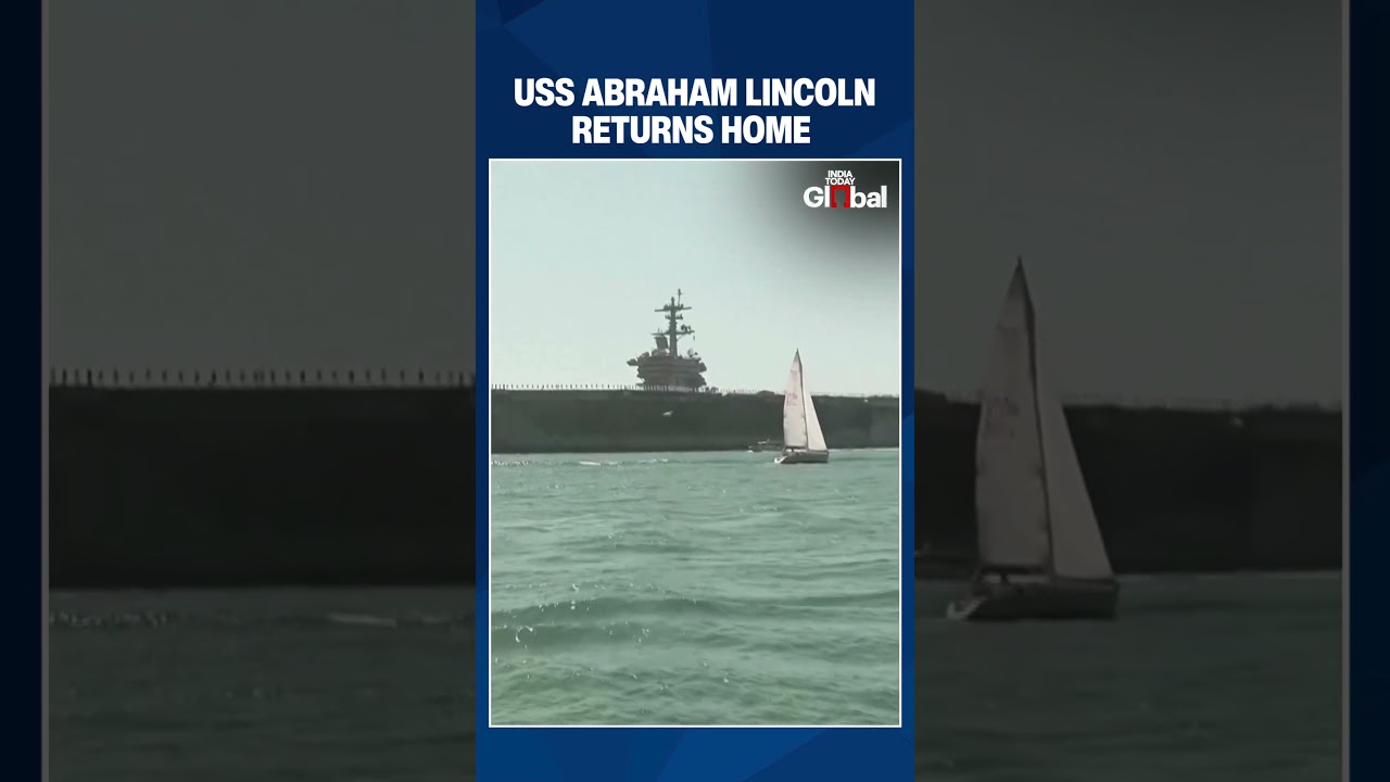US Aircraft Carrier USS Abraham Lincoln Returns Home After 10-Month Deployment Across Three Regions