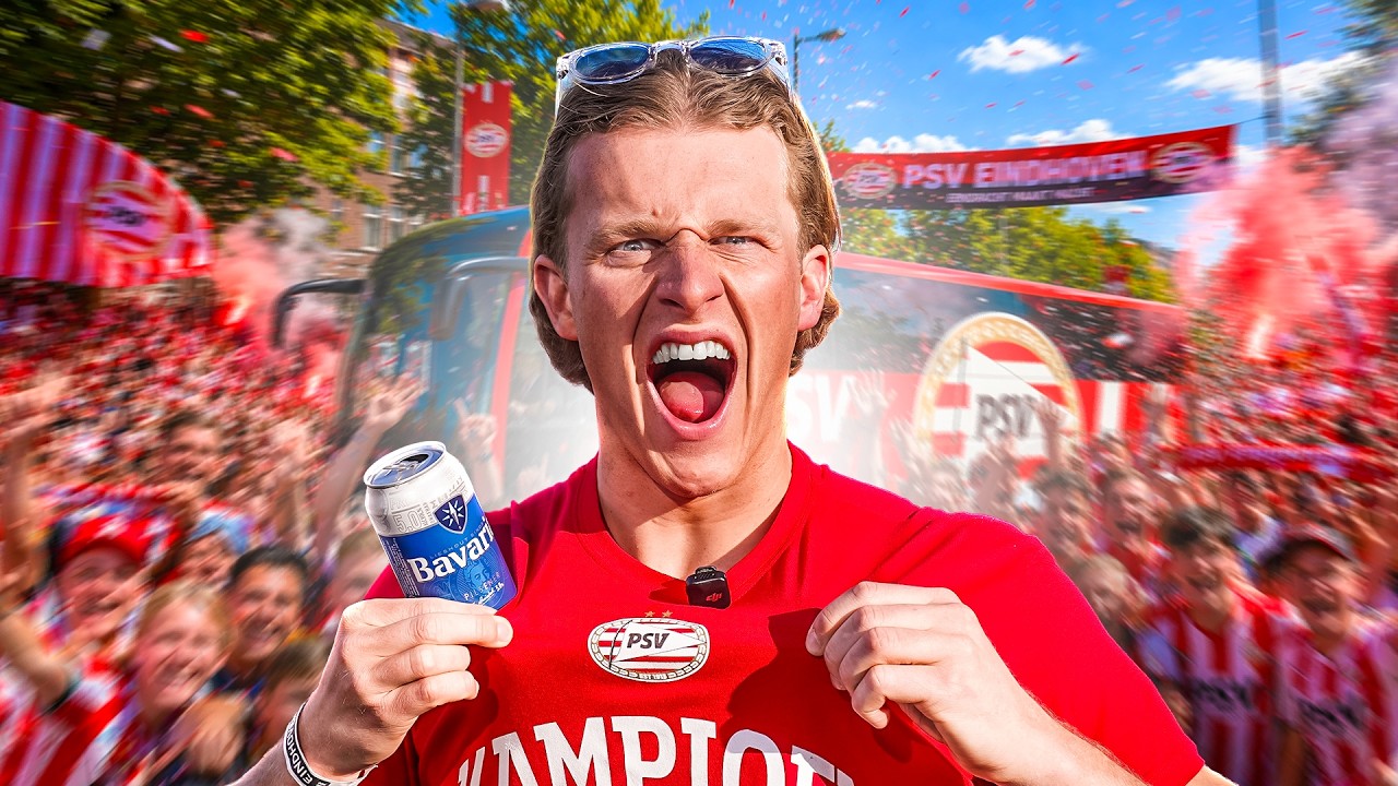 PSV KAMPIOEN!!! IK GING DE STAD IN OM ORDINAIR TE ZUIPEN