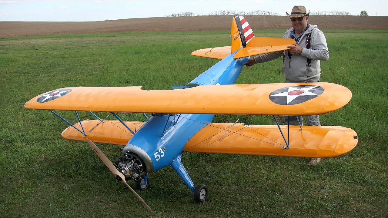 Stearman PT17 Jungfernflug = 1.Flug