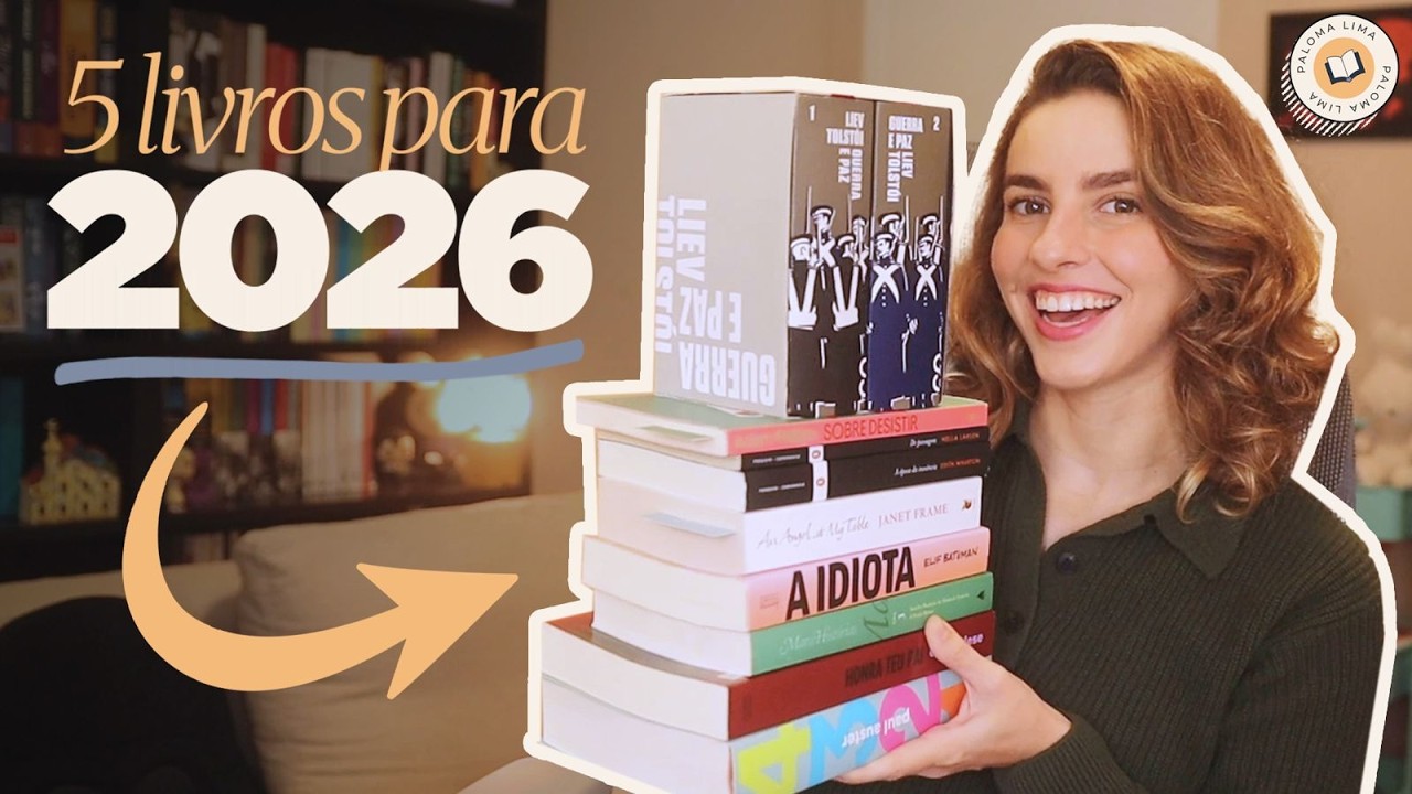 Projeto 5 livros para 2026 - um livro para cada categoria