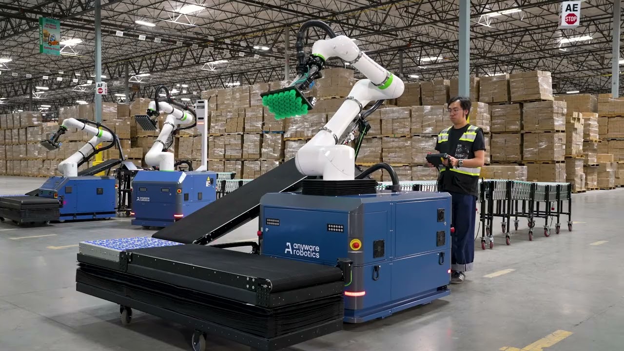 Boosting Safety and Efficiency for Saddle Creek's Container Unloading | Anyware Robotics & FANUC