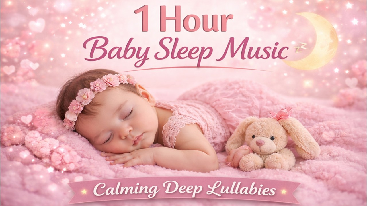 1 Hour Baby Sleep Music 🌙 Deep Lullabies & White Noise