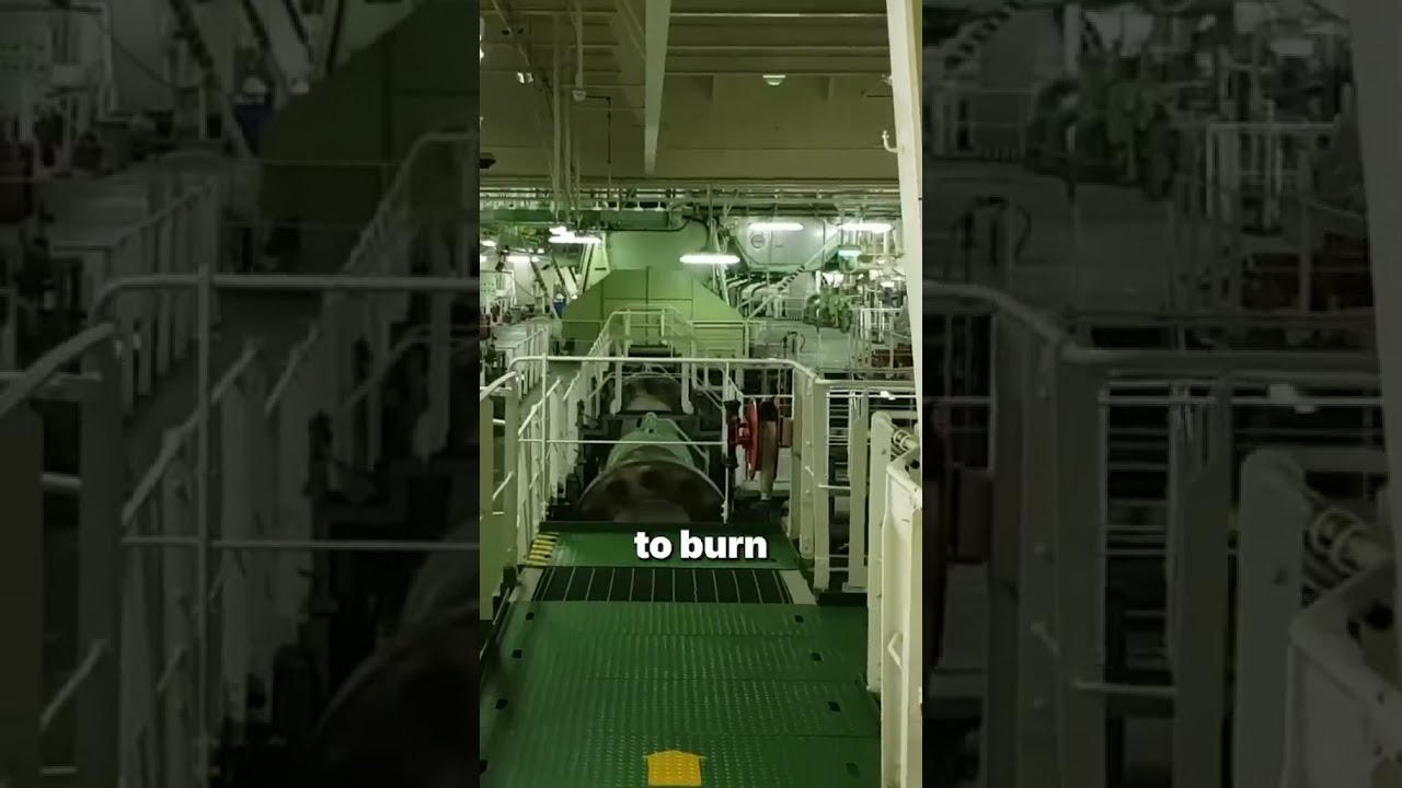 Why the largest ships in the world use bunker oil #shipping #facts #interesting