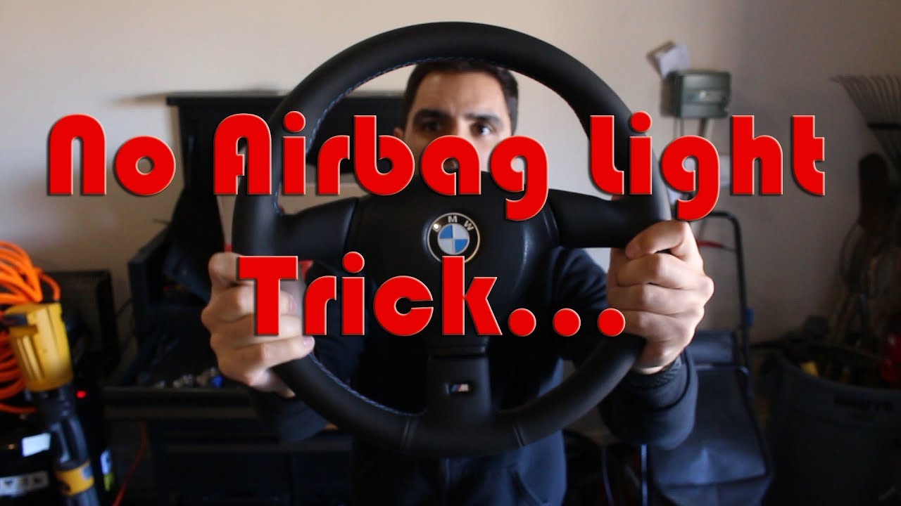 E36 M3 M-Tech 2 Steering Wheel Install with No Airbag Warning Light